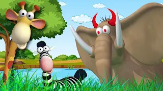Gazoon | The Lake Monster | Jungle Book Diaries | Funny Animal Cartoons For Kids