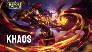 New Hero | Khaos | Heroes Evolved | NetDragon