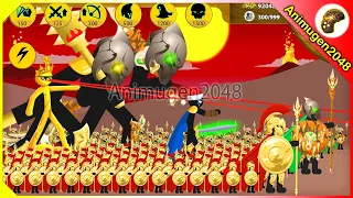 TEAM UP DOUBLE MEGA FINAL BOSS vs XIPHOS, GOLDEN SPEARTON | Stick War Legacy Mod VIP | Animugen2048