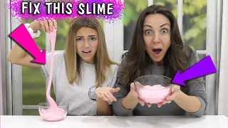 FIXING THIS SLYME WITH ONLY 3 INGREDIENTS | We Are The Davises