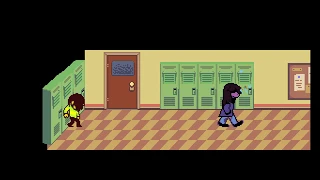 Deltarune Smooth Cutscene 3 - Outside Classroom