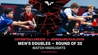 Cifuentes/Lorenzo vs Moregard/Karlsson | MD R32 | Singapore Smash 2024