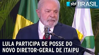 Lula participa de posse do novo diretor-geral de Itaipu | SBT Brasil (16/03/23)