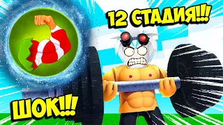 ЛИФТИНГ СИМУЛЯТОР 2! КУПИЛ 12 СТАДИЮ ЭЛЬФА В Big Lifting Simulator 2