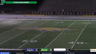 Aberdeen Central Golden Eagles vs. Pierre T.F. Riggs Governors (FB)