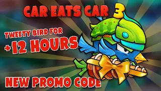 Car Eats Car 3 - Entering the promo code (Tweety Bird for 12 hours)