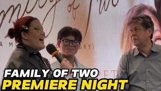 KIKO PANGILINAN, MIEL AT MIGUEL FULL SUPPORT KAY SHARON SA PREMIERE NIGHT NG FAMILY OF TWO