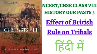 (P2 Effects of British/Colonial Rule on Tribal Groups) NCERT Class 8 History Chapter 4 Our Pasts III