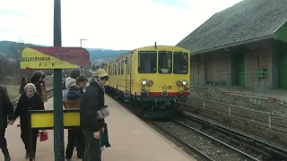 Le train jaune de Font Romeu à Bourg Madame via Puigcerda