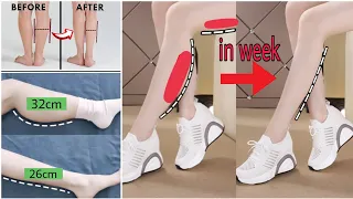 10 Min Exercise & Stretch For Calves, Legs | Reduce Legs Fat, Lean Calves,Slim Legs in Week