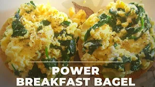 EASY HEALTHY BREAKFAST IDEA | POWER BREAKFAST BAGEL | WW POINTS & CALORIES | PLANNING US HEALTHY