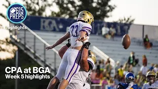 TSSAA football highlights: CPA 41, BGA 7