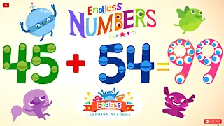 Endless Numbers 99 | Learn Number Ninety-nine | Fun Learning for Kids