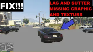 FIX GTA V  LAG  STUTTER  MISSING TEXTURES AND LOW FPS FOR LOW END POTATO LAPTOPS !!! 2021