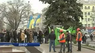 В городах Украины майданы прошли вяло