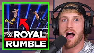 Logan Paul Breaks Down VIRAL COLLISION During Royal Rumble!