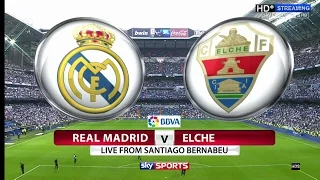 La Liga 23 09 2014 Real Madrid vs Elche - HD - Full Match - 1ST - English Commentary