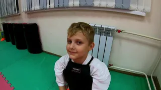 Тимур Саитов тренировка по каратэ в ДСОЦ "Путь Оямы"