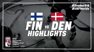 Game Highlights: Finland vs Denmark May 9 2018 | #IIHFWorlds 2018