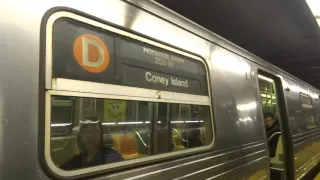 NYC Subway Special: Norwood-bound R68 (D) Entering & Leaving West 4th Street (Upper Level)