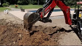 #478 Digging Electric Line For New Pool, RK 24 Subcompact Tractor, And MELISSA is BACK!