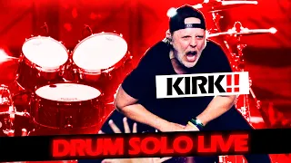 LARS ULRICH GETS ANGRY AFTER KIRK HAMMET RUINS HIS DRUM SOLO LIVE (2022) #METALLICA