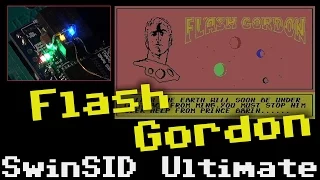 Flash Gordon for Commodore 64 played on the SwinSID Ultimate.