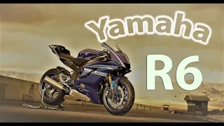 Yamaha YZF R6. Обзор спортбайка. Мотоцикл легенда. Почти как Ямаха YZF R1