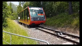 Lanovka -Pozemná lanovka Starý Smokovec - Hrebienok Vysoké Tatry slovensko-Slowakei