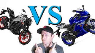 Yamaha MT-03 VS Yamaha R3