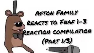 Afton Family reacts to Fnaf Reaction compilation by Markiplier (Part 1/3)