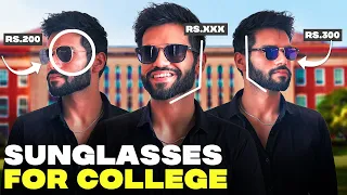 I Ordered ALL Sunglasses under 500 For College Men | Sunglass Haul | BeYourBest Fashion by San Kalra