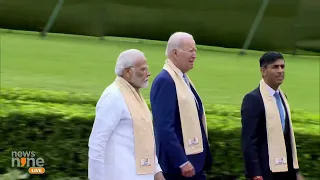 Rajghat | G20 | World leaders arrive at Rajghat to pay homage to Bapu | New9