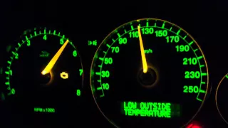 Jaguar X type 2.5 Acceleration 0-160 km/h