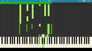 Animal Джаz - Думать Дважды (пианино synthesia)