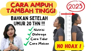 HOW TO ADD HEIGHT QUICKLY 2023 EVEN AFTER 20 YEARS OLD! | dr. Emasuperr