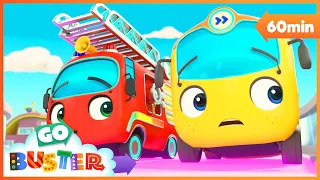 Buster's Super Speedyway Race! Go Buster - Bus Cartoons & Kids Stories