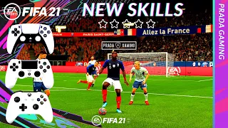 FIFA 21 All New Added skill moves tutorials (ps4/ps5/xbox one) with HANDCAM.