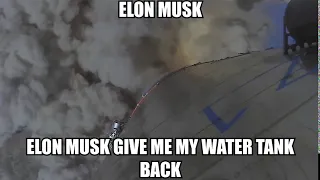 SpaceX Flying Water Tank