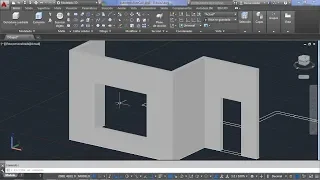 como hacer una pared 3D en autocad