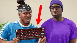 he can't leave till he builds this keyboard