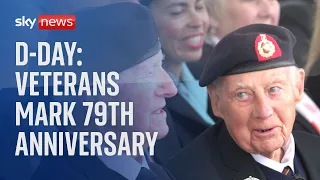 D-Day: Veterans mark 79th anniversary