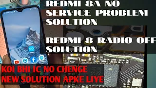 redmi 8a radio off/Redmi 8A No Service Problem