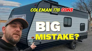 Coleman 17B Travel Trailer CONS - Our TOP 5 RV Disappointments EXPOSED!