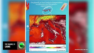 Top Channel/ Temperaturat do arrijnë mbi 40°C! Anticikloni afrikan pushton Mesdheun Perëndimor