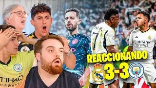 REACCIONANDO al REAL MADRID 3-3 MANCHESTER CITY *Ibai Llanos, Reven, Siro, xBuyer..*