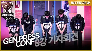 GEN vs G2 post-match: GEN Press Conference, Worlds 2020 Quarterfinals