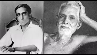 Swami Chinmayananda meeting Ramana Maharshi