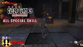 Tenchu 3 Wrath Of Heaven PS2 - Semua Special Skill Attack Jutsu