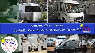 Caravan Salon 2019: Kompanja, Clever, Mooveo, Dethleffs, Carthago, ERIBA Touring 820